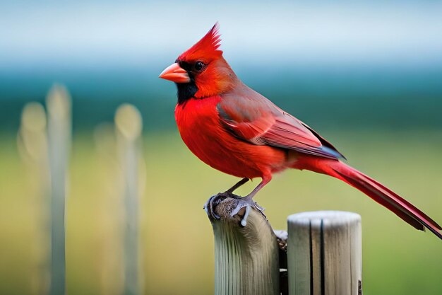 red headed bird north carolina