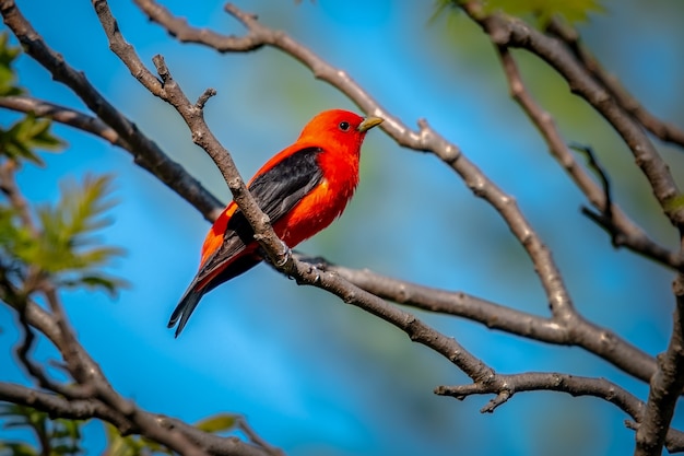 Small Red Birds in Florida